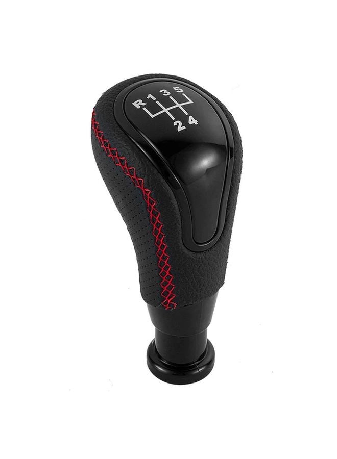 Black Line Leather Manual Gear Shift Knob for Lada Cars Ergonomic Design - Image 5
